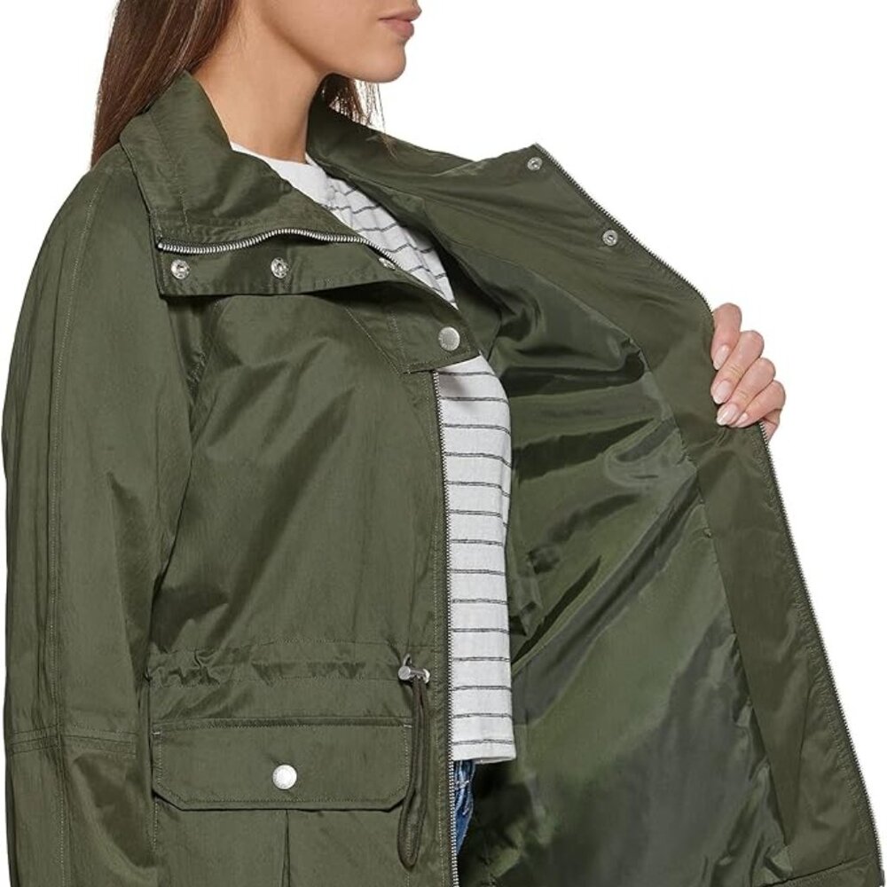 LEVI'S Cinch Waist Anorak Rain Jacket - Picture 2 of 5